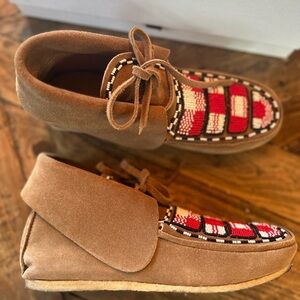 Isabel Marant Abelia Beaded Suede Moccasins Size 36 or 6